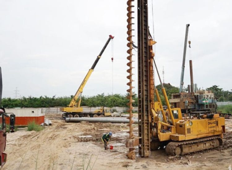 thi công cọc khoan nhồi