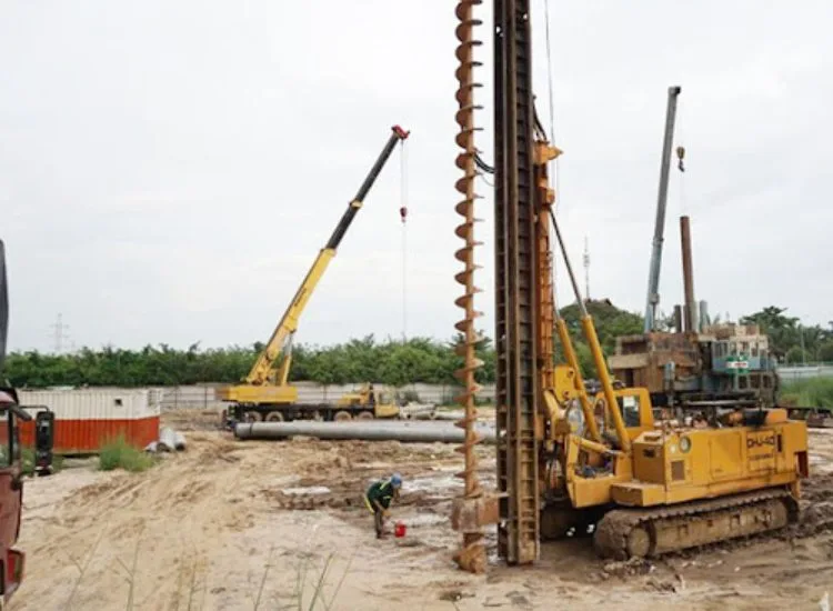 thi công cọc khoan nhồi